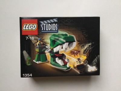 Lego Studios Jurrassic Park III Dino Head Attack 1354 Year 2000 Box Only