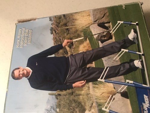 EUC Hank Haney Plane Finder Golf Swing Training Aid * WITH DVD Right Handed NEW!