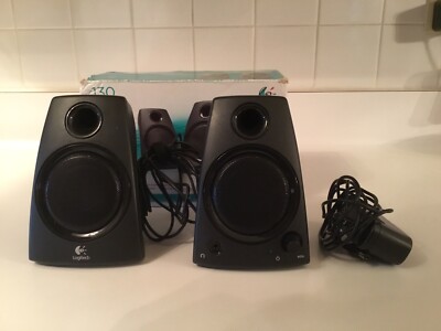 Logitech Z130 2 Piece Multimedia Stereo PC Laptop Computer Speakers 980-000417