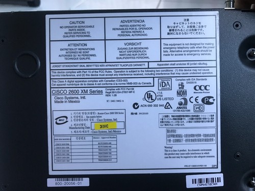 Cisco 2600 ROUTER IOS IP Router
