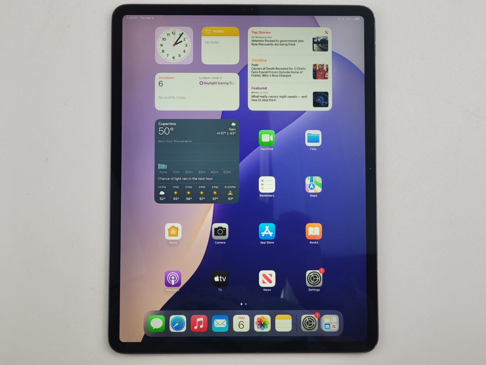 iPad Pro 12.9 A1876 第3世代 256GB バッテリー100% Apple A1876 iPad Pro 3rd Gen. 256GB, Wi-Fi 12.9 in - Space