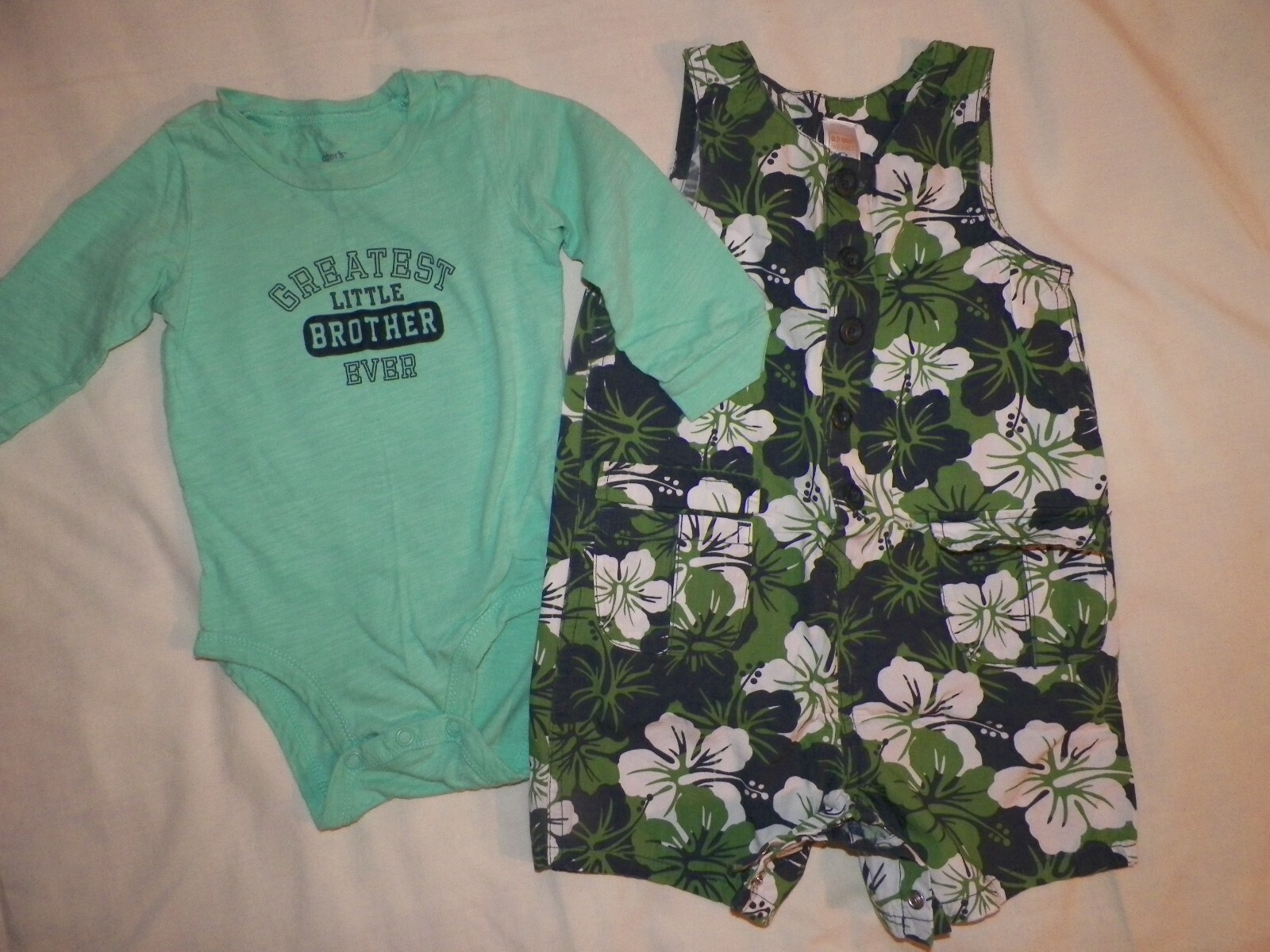 17 Piece Lot Baby Boy Clothes 12 Month Spring Summer Carters Old Navy Gymboree +