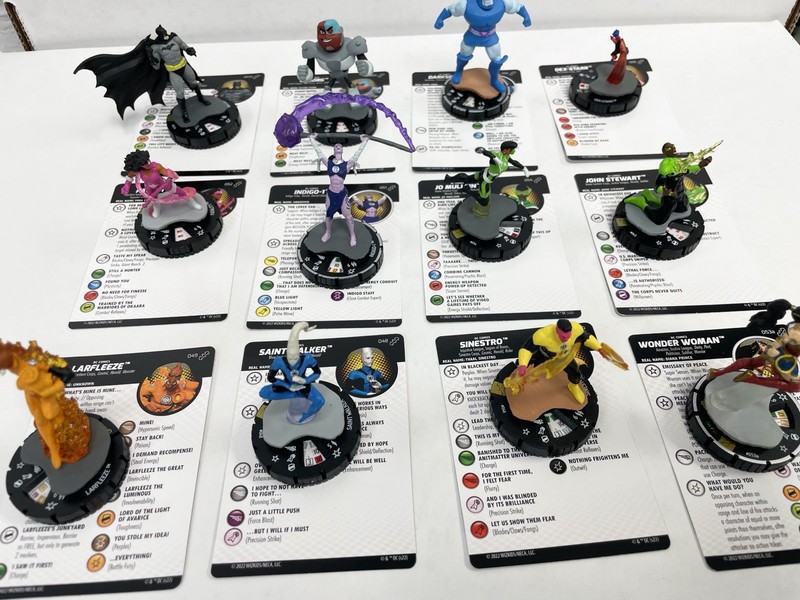 DC Heroclix Batman Team Up : Complete 14-figure Super Rare Set