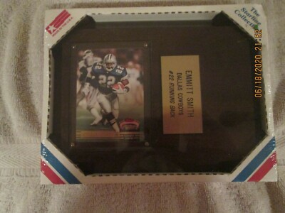 THE STARLINE  COLLECTION LIMITED EDITION EMMITT SMITH PLAQUE 8 X 6 (CC)