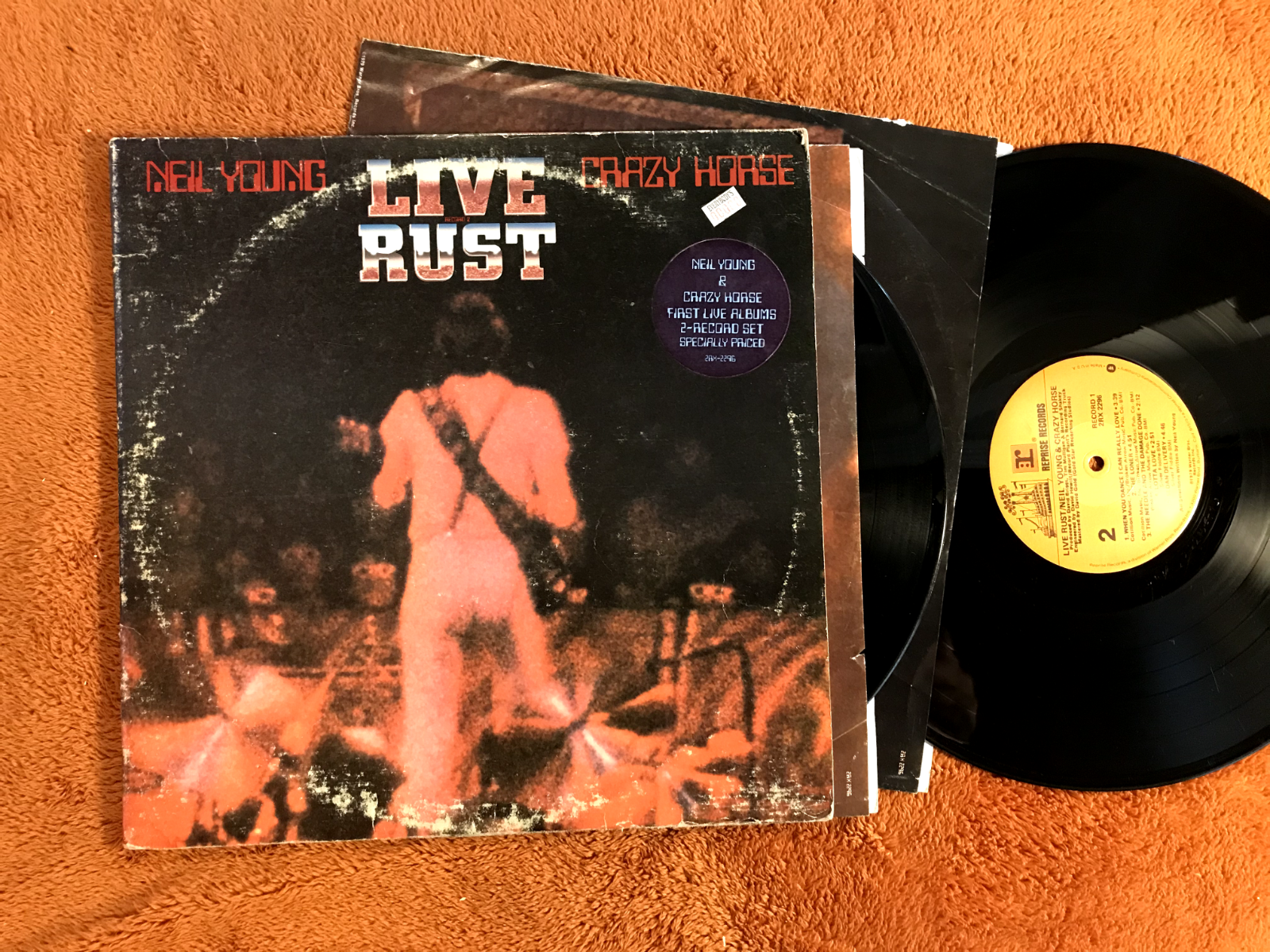 欧2LP Neil Young &amp; Crazy Horse Live Rust 9362491756 Reprise Records /00520 NEIL YOUNG & CRAZY HORSE LIVE RUST ORIGINAL DOUBLE 12