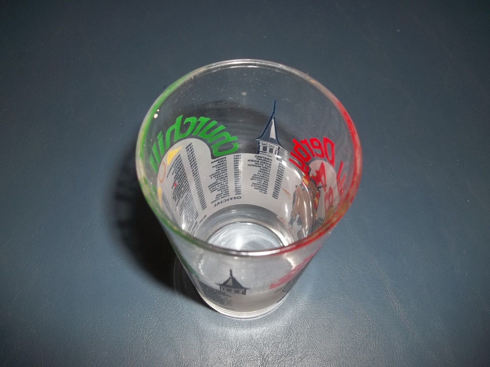 Vintage 1984 Official Kentucky Derby Souvenir Glass - Mint Julep Glass