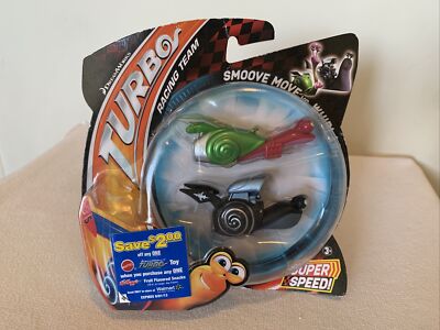 2013 Dreamworks Turbo Racing Team Super Speed SMOOVE MOVE vs WHIPLASH NEW Mattel