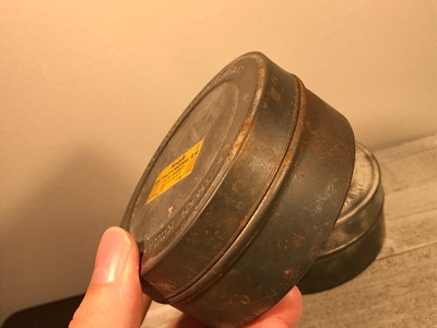 Pair (x2) Vintage Kodak 35mm Film Cans