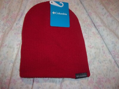 Columbia Ale Creek Beanie Red Hat NEW One Size Unisex Adult