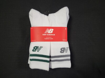 New Balance Mens Active Cushion Training socks Arch support SZ 6-12  8 Pairs