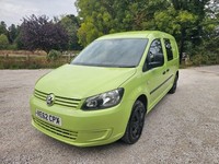 VOLKSWAGEN CADDY MAXI 2.0 TDI 5 SEATS CAMBELT 10/2026 FACTORY GREEN GENUINE CREW