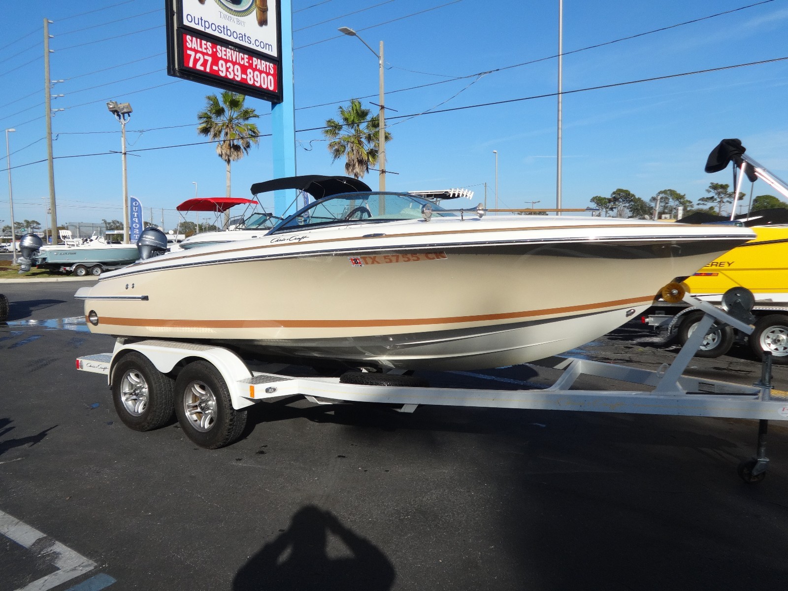 2008 Chris-Craft Lancer 20 Woody Heritage Edition! Freshwater Boat! W/Trailer!