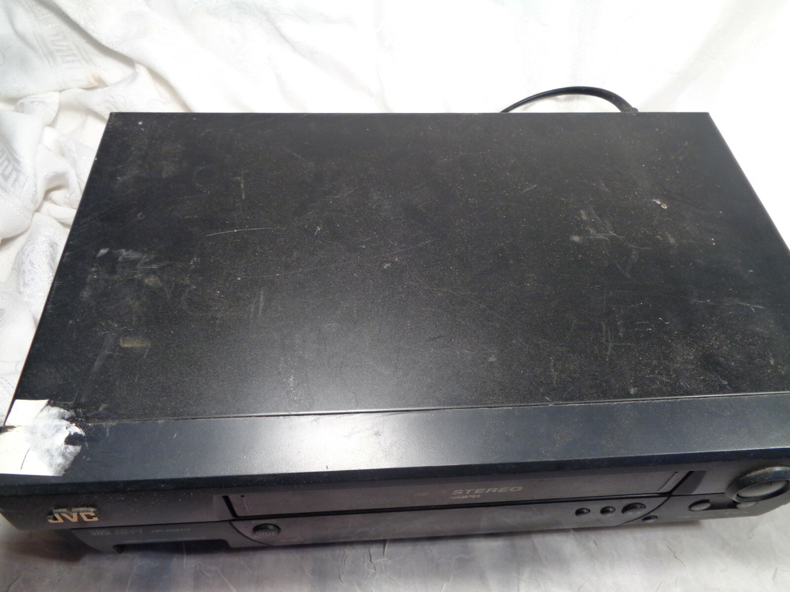 JVC HR-A591U S-VHS VCR Hi-Fi Stereo DA 4 head HQ No Remote TESTED WORKS