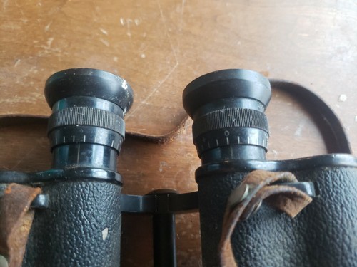Antique 1918  WWI C.P. Goerz Berlin 8x Heli-Trieder D.R.P. German Binoculars