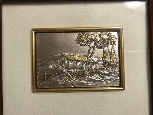 銀版画　イタリア製　　Silver art made in Italy 銀版画イタリア製Silver art made in Italy