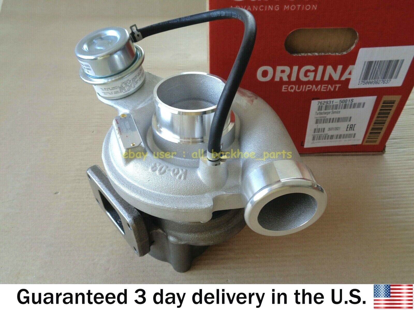 JCB BACKHOE - GENUINE GARRETT TURBOCHARGER 68-74KW T2 (PART JCB BACKHOE - GENUINE GARRETT TURBOCHARGER 68-74KW T2 (PART