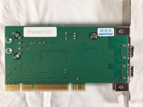 Ratoc RATOC PCIFW2 PCI 2-port Firewire Card