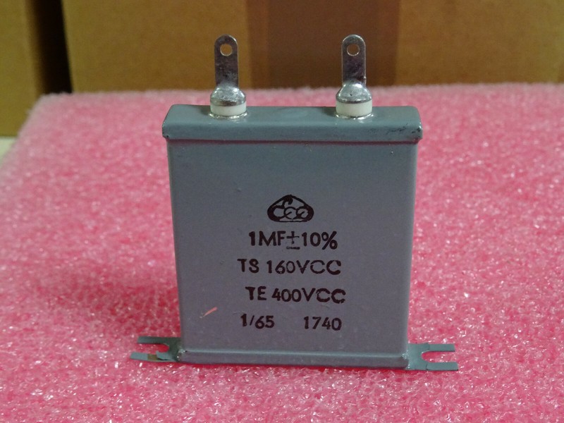 Condensateur Papier HuilÃ© MÃ©TallisÃ© 1ÂµF 1mf 1uf Ts 160v Te 400vcc 51*44*10mm 