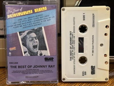 THE BEST OF JOHNNY RAY CASSETTE TAPE Exact Productions 1980 TESTED