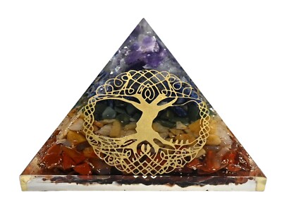 7 Chakra Orgone Pyramid - Big TOL