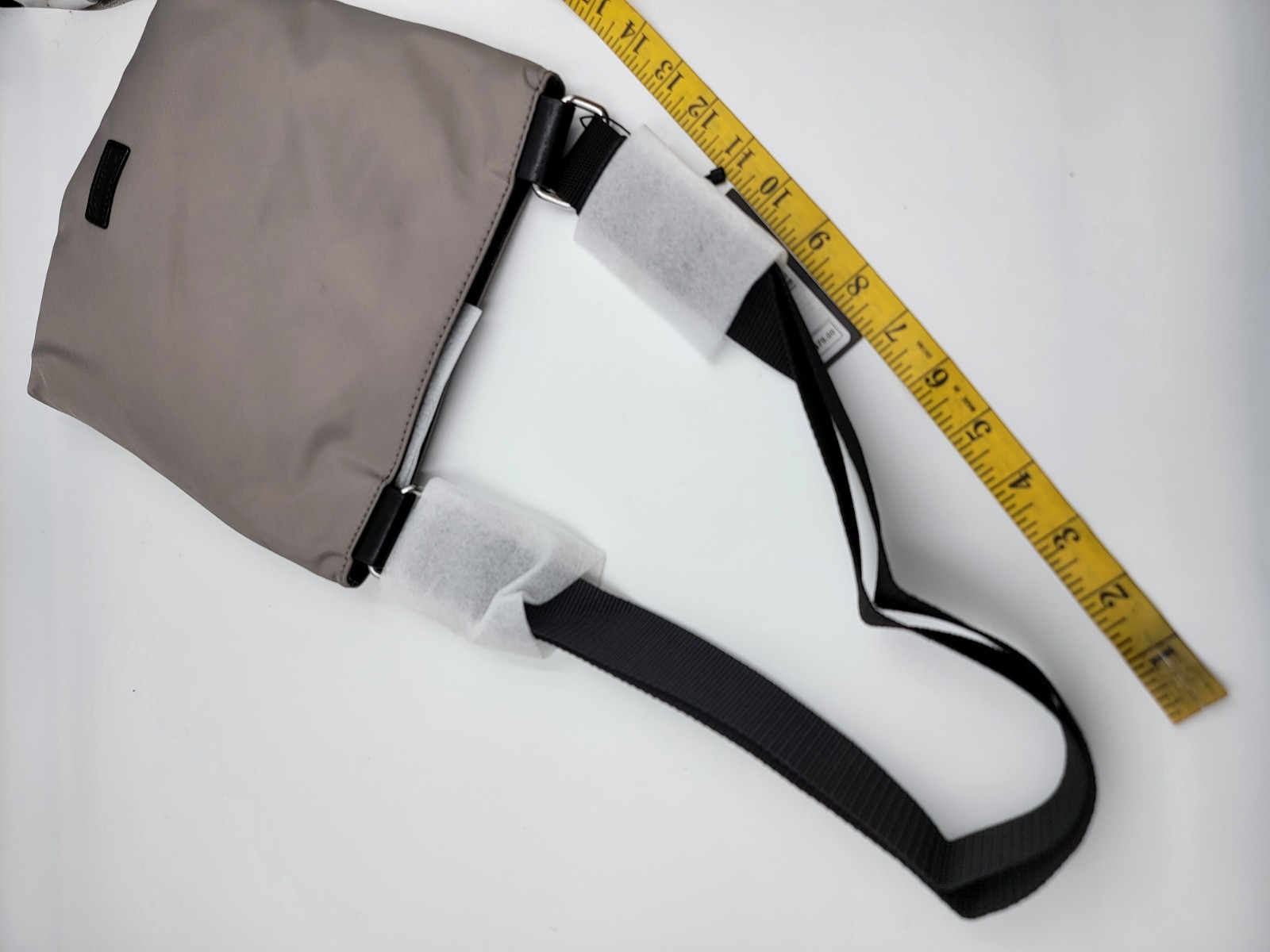 Circus by Sam Edelman Aurora Nylon Crossbody Bag Women's Grey/Black Adjustable - Picture 4 of 16