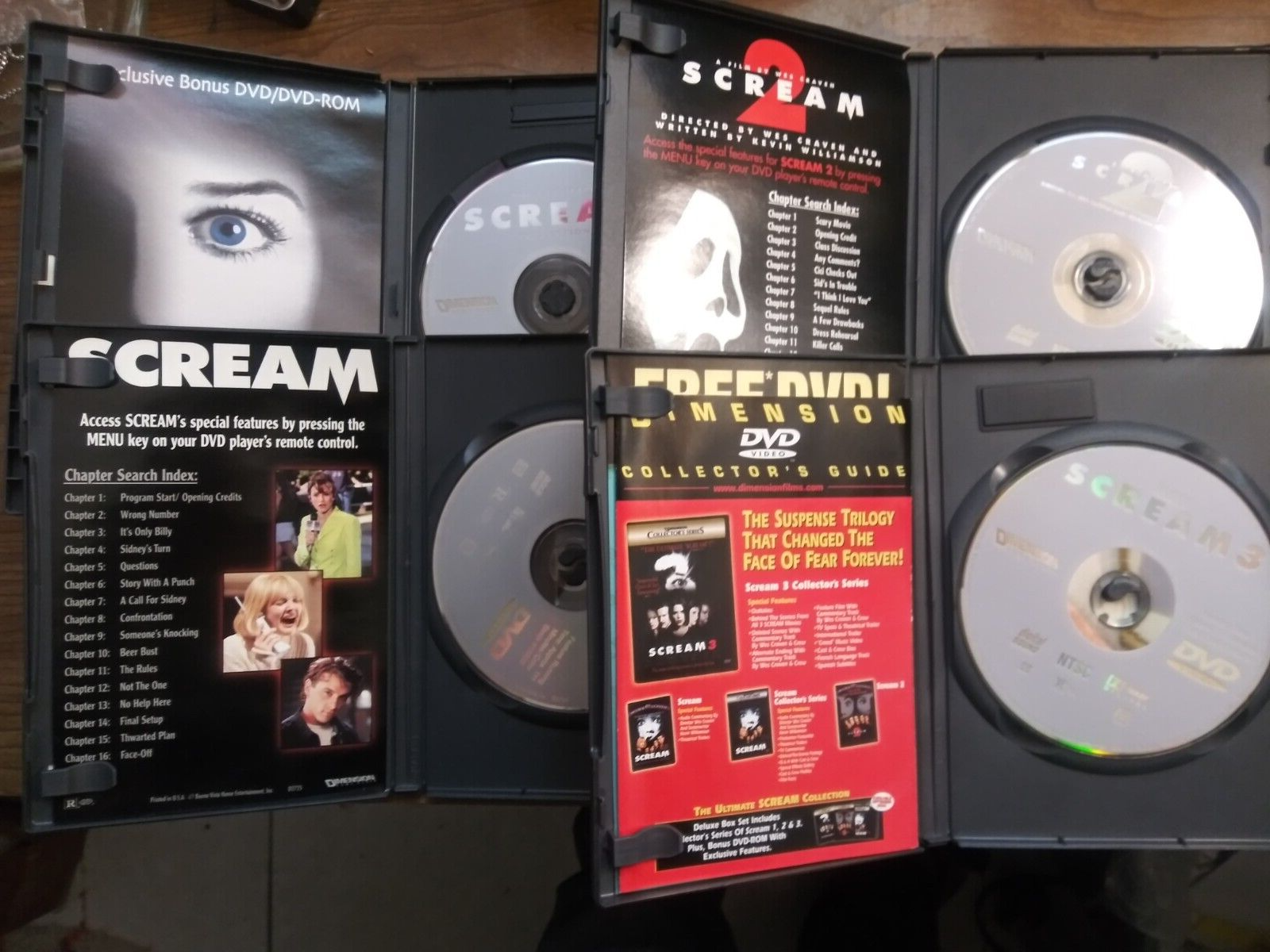 SCREAM【CD＋DVD】 SEALED Scream DVD Box Set The Complete Collection 1 to 4