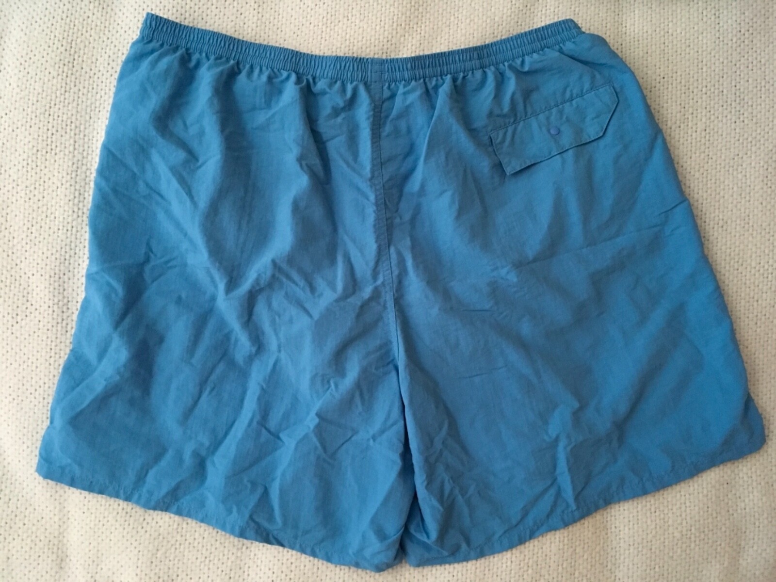 Patagonia Mens Baggies Longs Size XXL Shorts Swim Trunk Snap Pocket Pre-owned