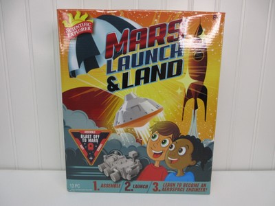 Scientific Explorer Mars Launch And Land Science Set 13 Pc Build Learn Ages 8+