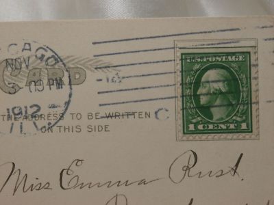 POSTCARD 1912 Baby Rhyme Antique Old Fashion Chicago ILL VINTAGE POSTED