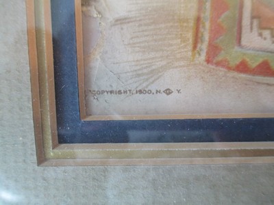 GESSO FRAME 23 X26 HIGH QUALITY 1900 PRINT 