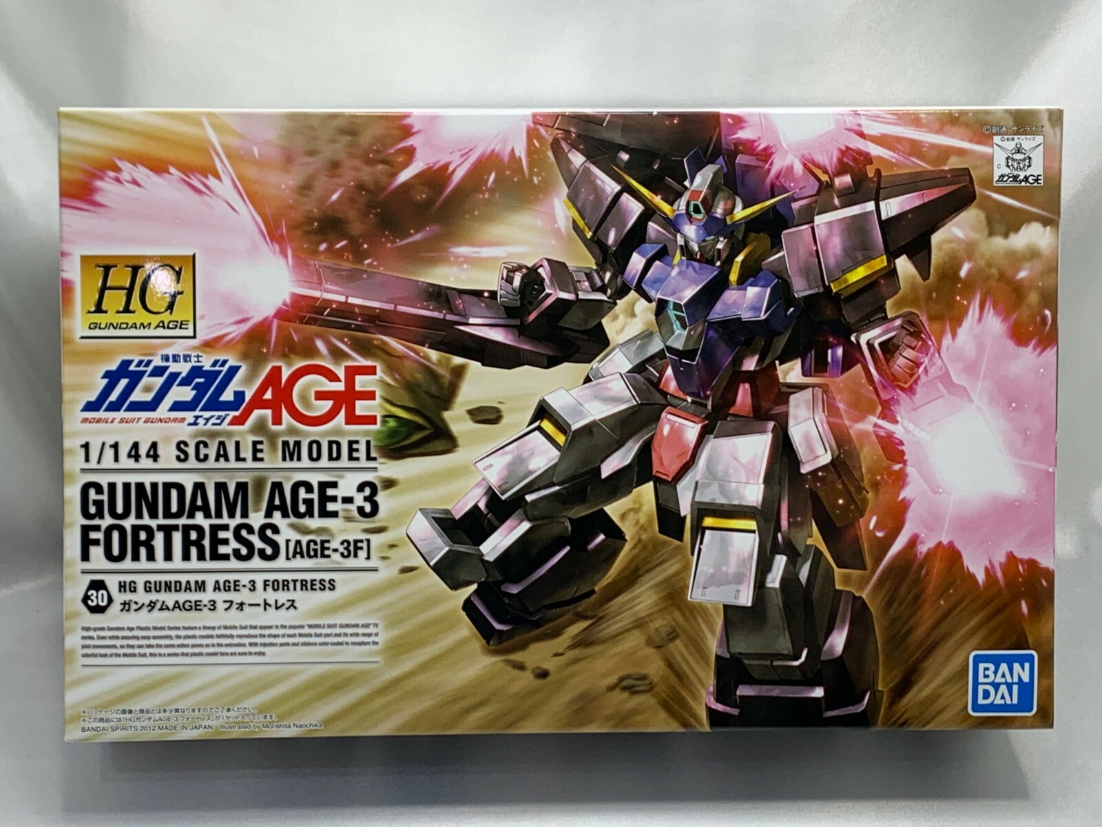 BANDAI 1/144 HG Gundam AGE Gundam AGE-3 Fortress AGE-3F