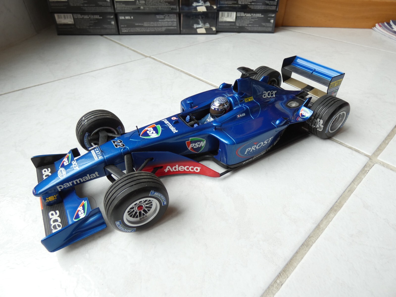 MINICHAMPS Prost AP04 J.Alesi 1/18 スケール ミニチャンプス
