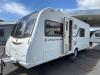 BAILEY UNICORN CADIZ, WITH FIXED SIGLE BEDS & ALDE HEATING
