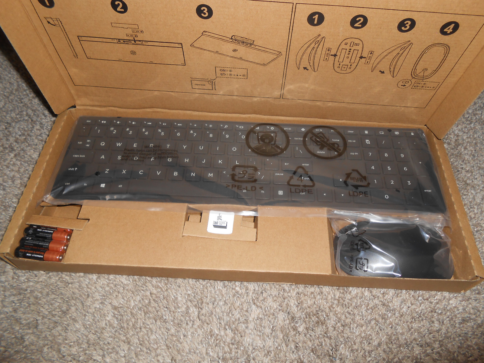 Hp Wireless Keyboard And Mouse Kit Wirelesskeyboard
