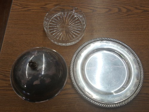 VTG Castleton Lidded Butter Dish International Silver Company Silver Plate