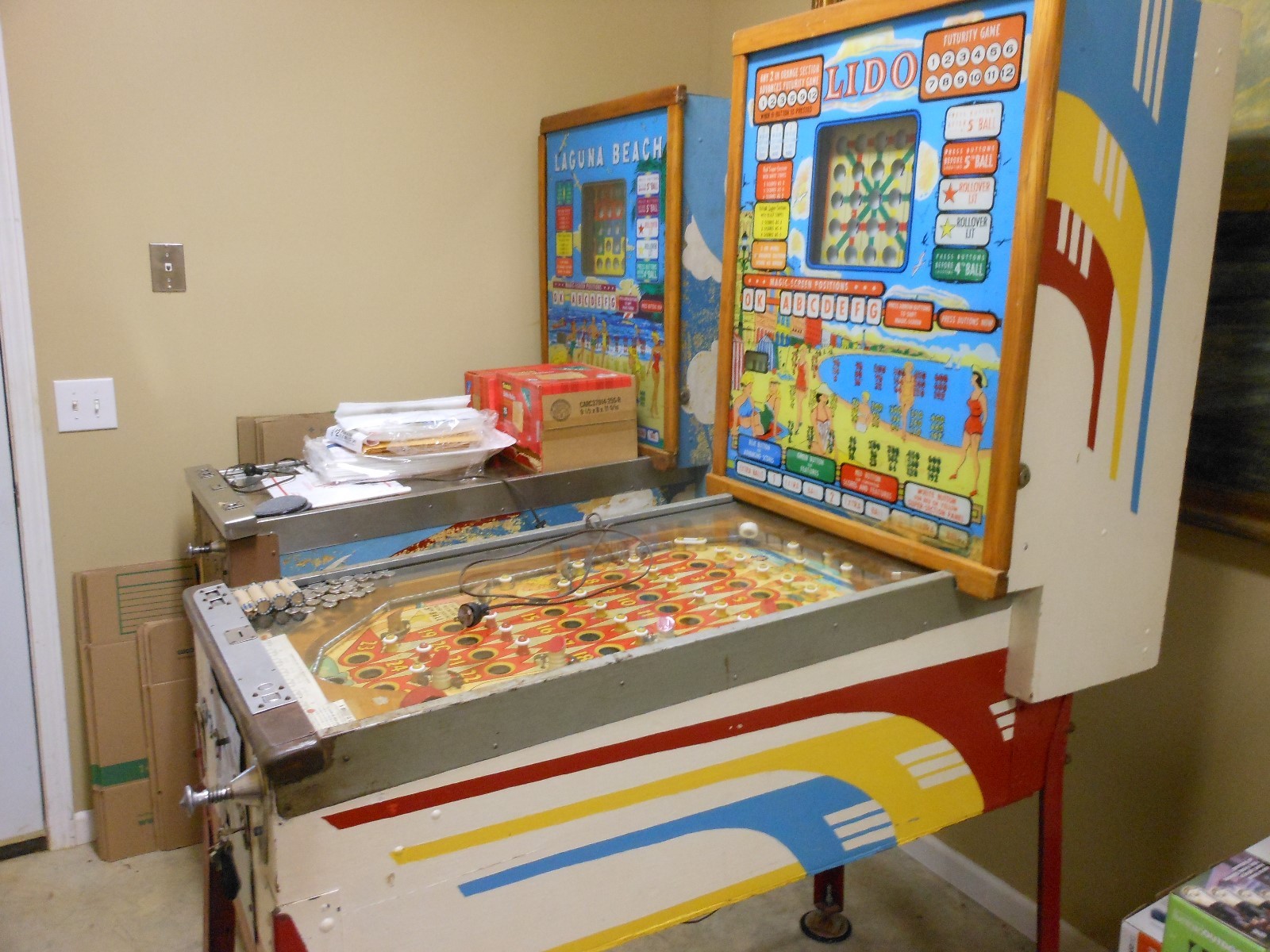 1961 Bally Lido Bingo Pinball Machine