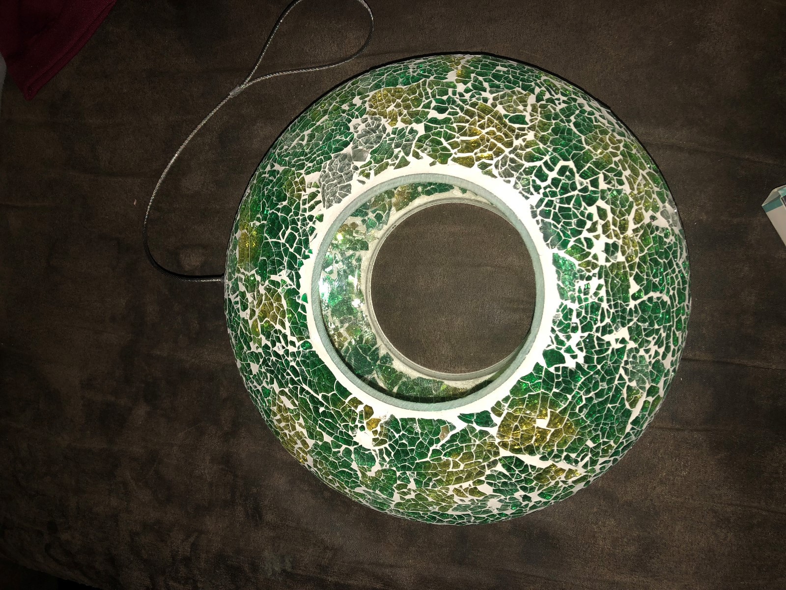 Bluedot Circle Bird Feeder Green