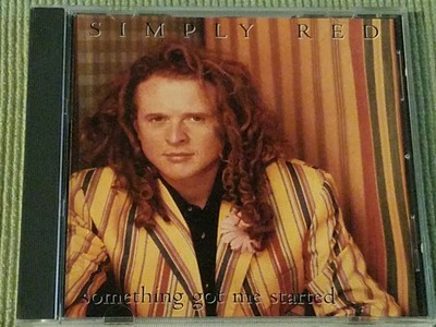 SIMPLY RED SOMETHING GOT ME STARTED RARE OOP 1 TRACK PROMO CD FREE SHIPPING