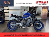 2024 Yamaha MT09 in blue with lots of extras and under 1400 miles!