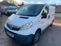 Vauxhall Vivaro Van 2.0 CDTI SWB White Side Door Px To Clear 2012
