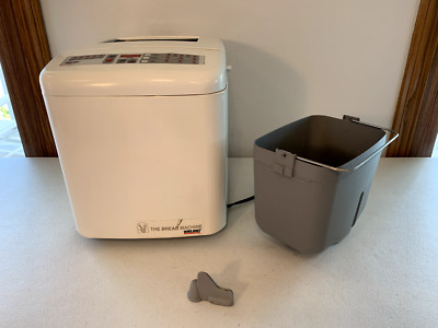 Welbilt White 2lb. Automatic Bread & Dough Maker Machine ABM6000 W/ Pan & Paddle
