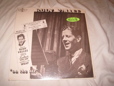 RUDY VALLEE On The Air SEALED LP 1940s Sealtest John Barrymore Charles Laughton