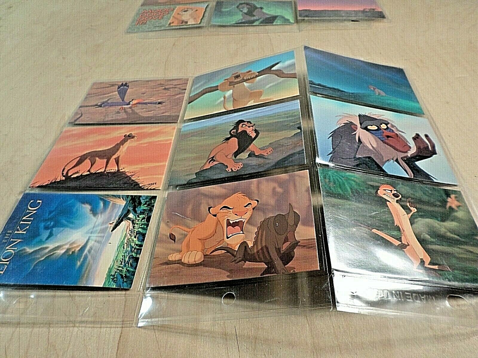 Disney Lion King Lot of Toys~Pumba~Simba~Timon~Mufasa~Hyena~Rafiki~Trading Cards