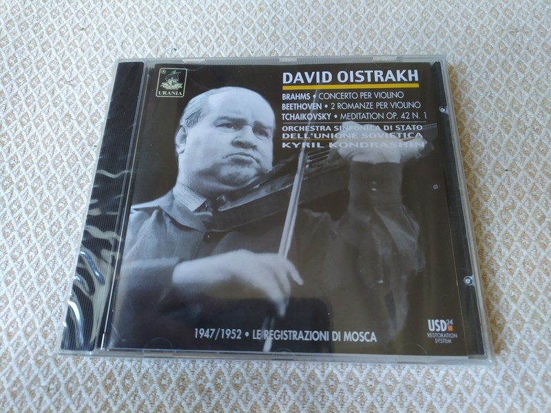 David Oistrakh - Brahms : Violin Concerto - Beethoven - Kondrashin - Cd New