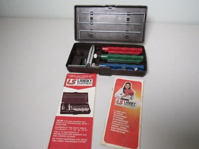 Lansky ~ Standard 3 Stone Knife Sharpening System No Oil