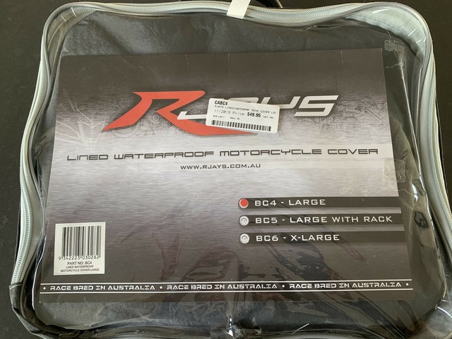 rjays motorcycle cover