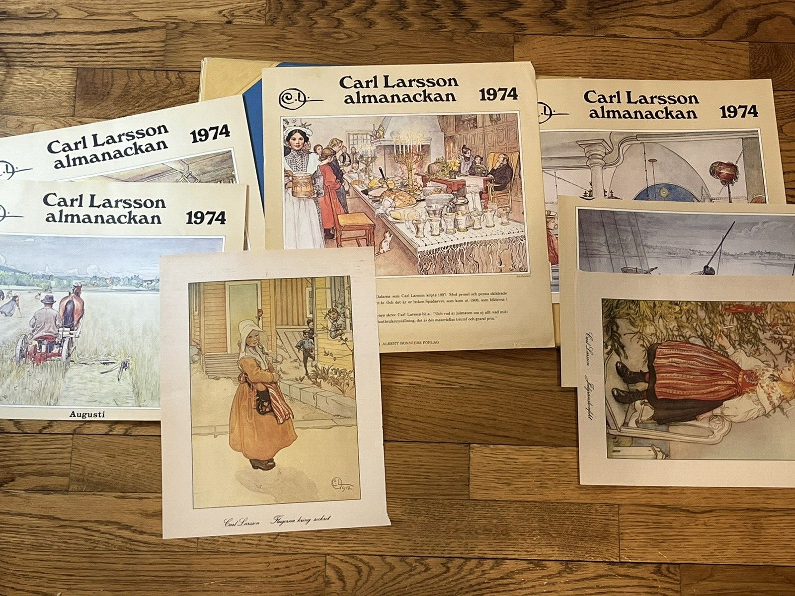 Carl LARSSON Ett Hem 24 Malningar Med Text 1899 Swedish Illustrated (Poor Bind)