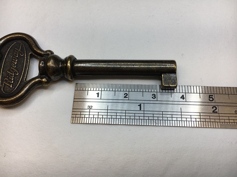 Ridgeway Grandfather Clock Original Antique Finish Front Door key eBay