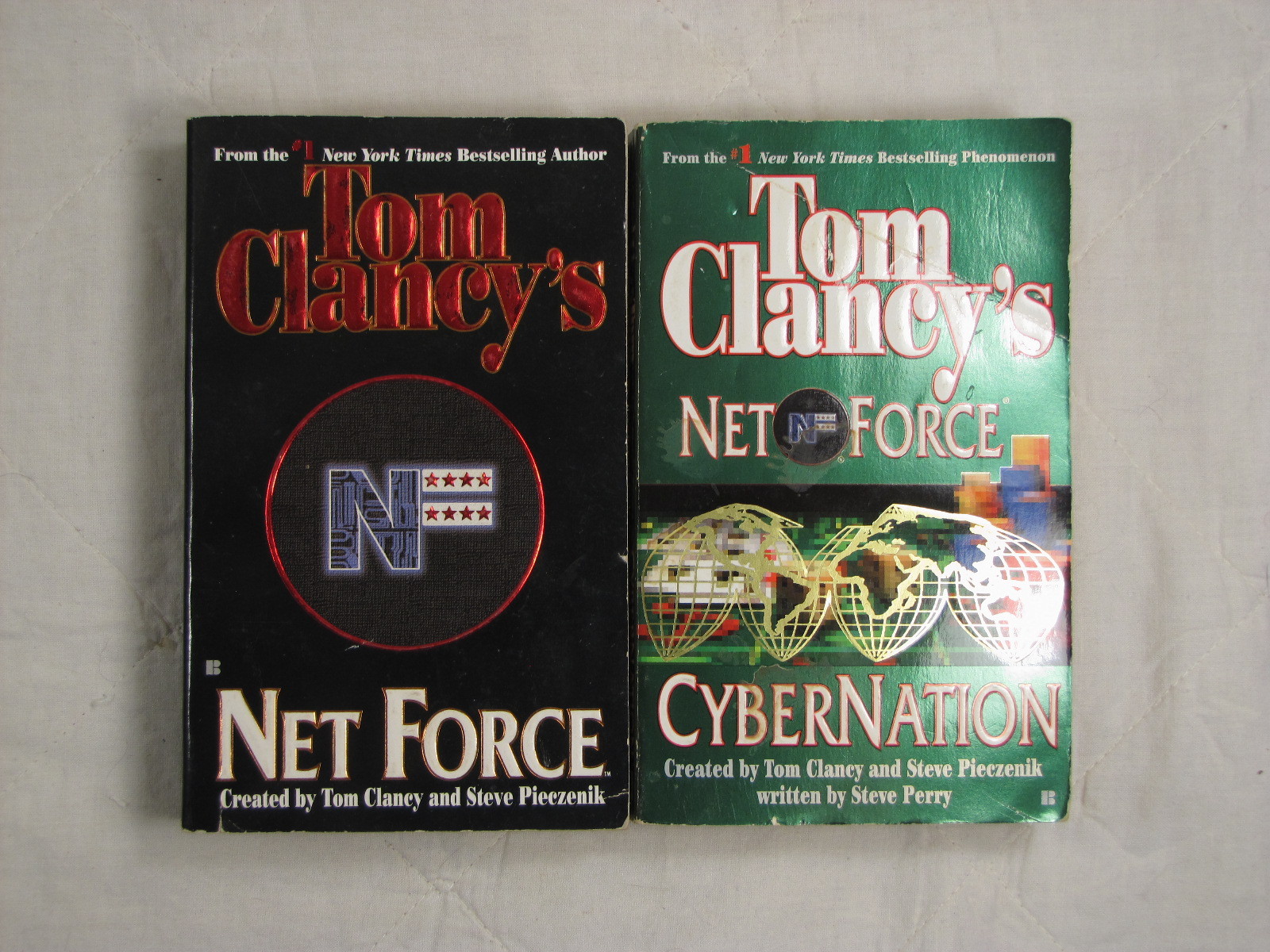 Lot of 4 Tom Clancy Net Force paperbacks