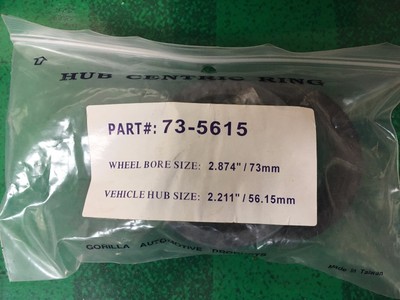 GORILLA HUB CENTRIC RING KIT 735615  PARTIAL KIT